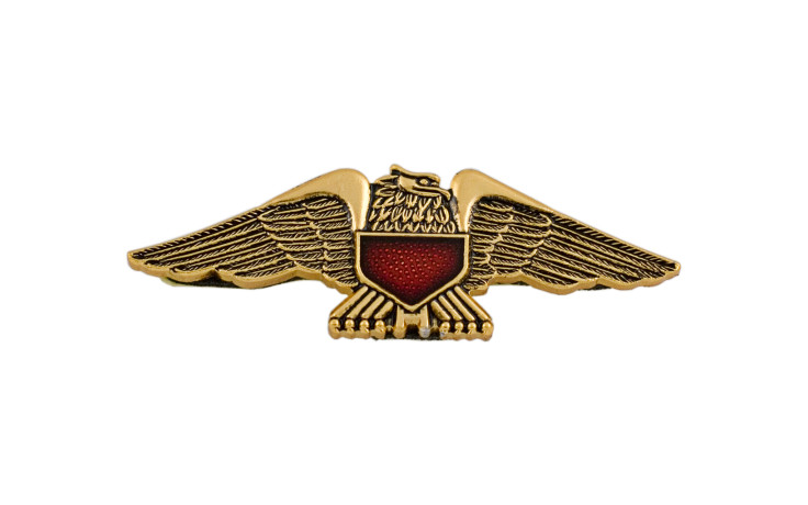 Gold Eagle Emblem w/Red Shield