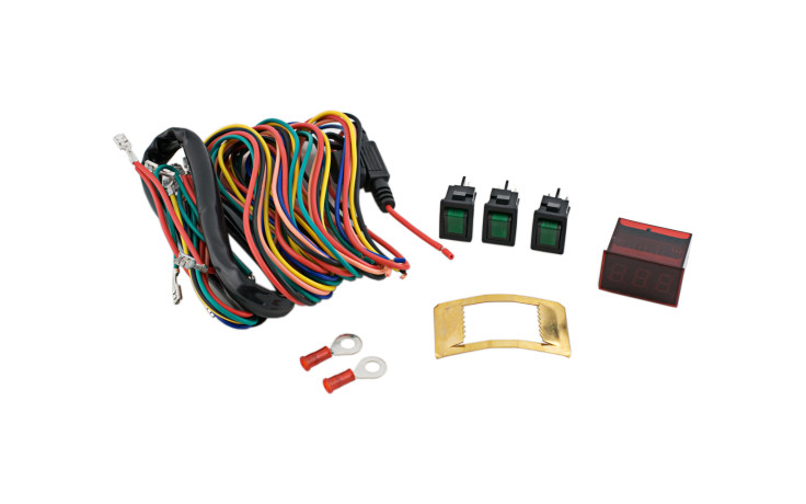 GL1800 01-17 Lighted Accessory Switch Kit with Voltmeter 