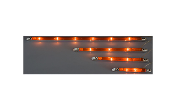 Amber Strip Lights - 9 inches 