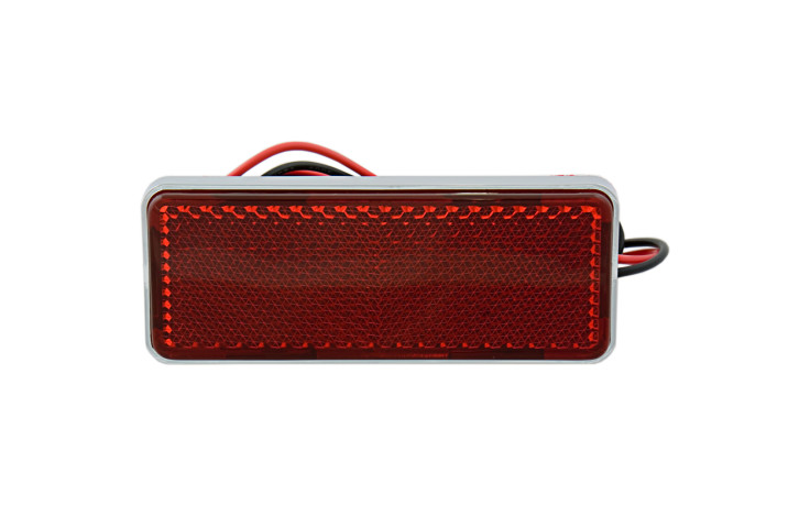 Red LED Lighted Reflector