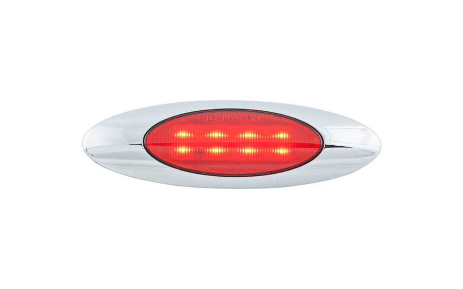 Oval Red LED Light