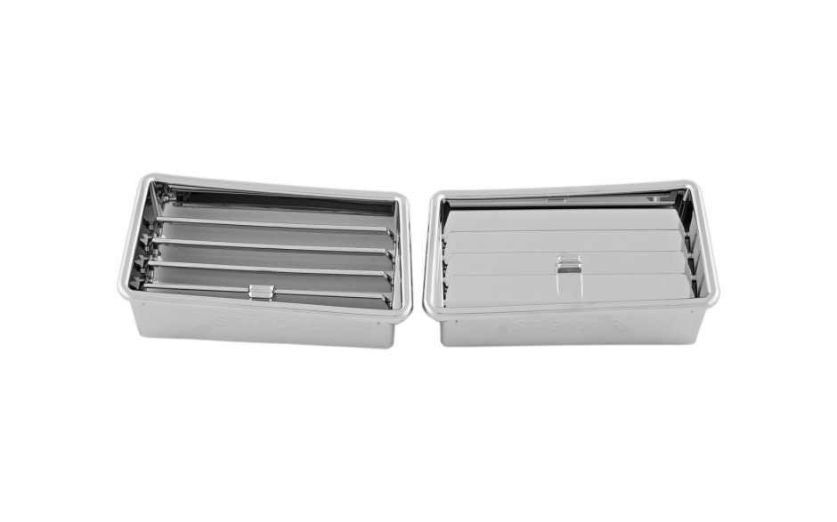 GL1800 01-10 Chrome Lower Air Vent Accents