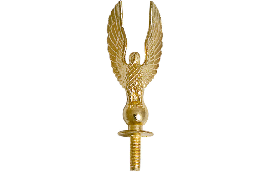 Gold Flag Pole Eagle 2 ⅜ Inch