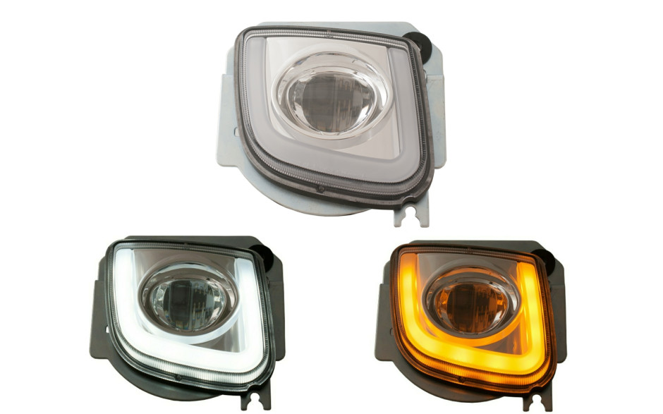 GL1800 12-17 Rectangular LED Fog Lights Kit
