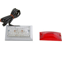 Super Marker LED Light Clear w/Extra Red Lens 