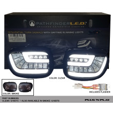 Dynamic-Sequential LED Front Indicators Lights with DRT - Clear
