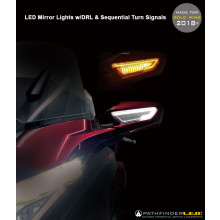 GOLD WING 2018-2023 MIRROR LED LIGHT WITH SEQUENTIAL TURN SIGNALS